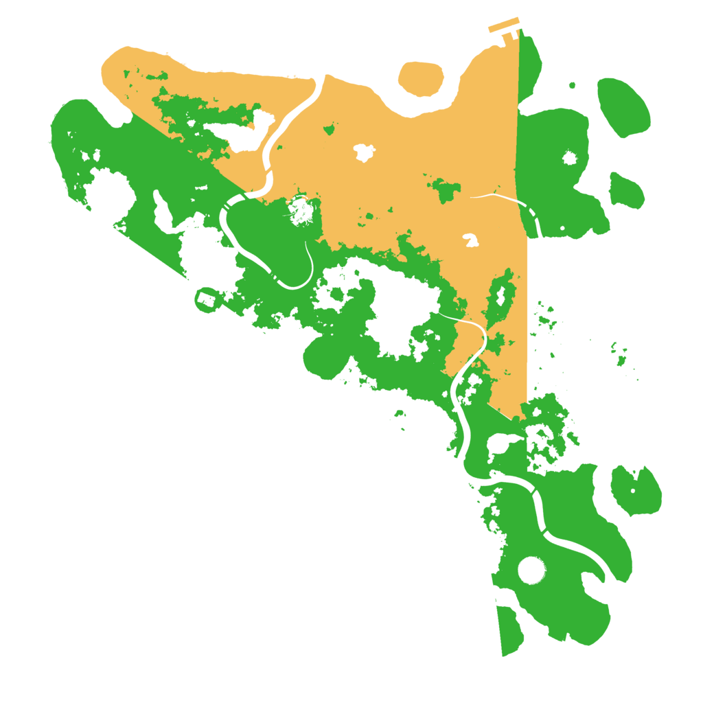 Biome Rust Map: Procedural Map, Size: 4500, Seed: 189595190