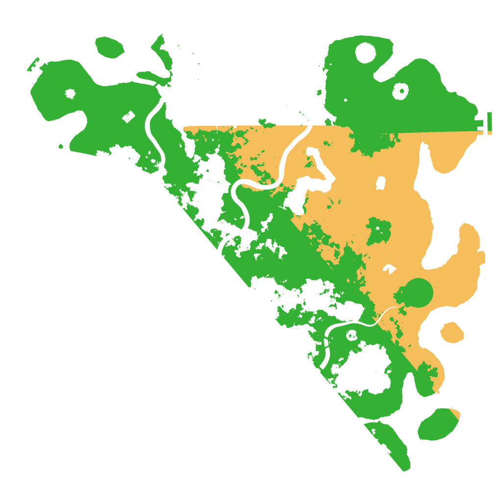 Biome Rust Map: Procedural Map, Size: 4500, Seed: 799716412