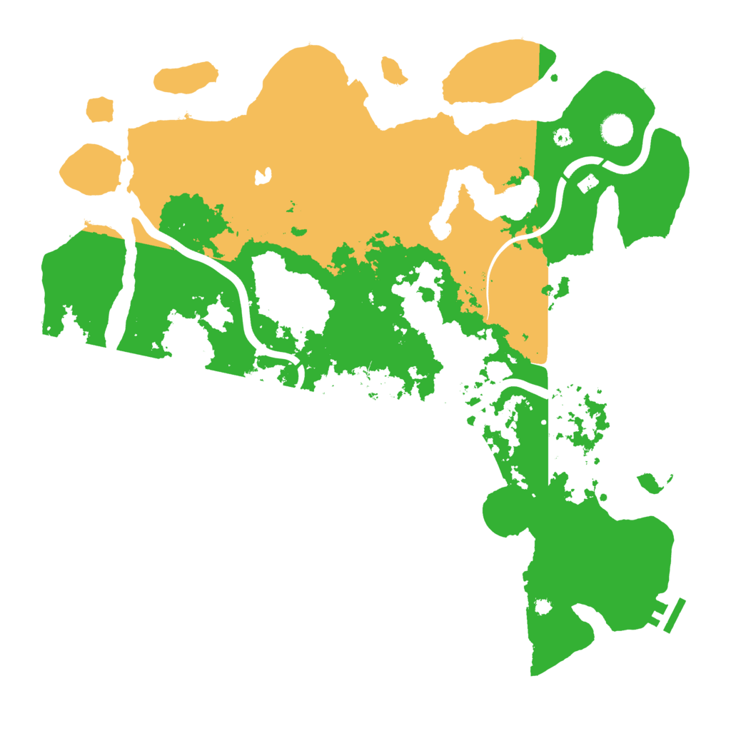 Biome Rust Map: Procedural Map, Size: 4000, Seed: 2025101502