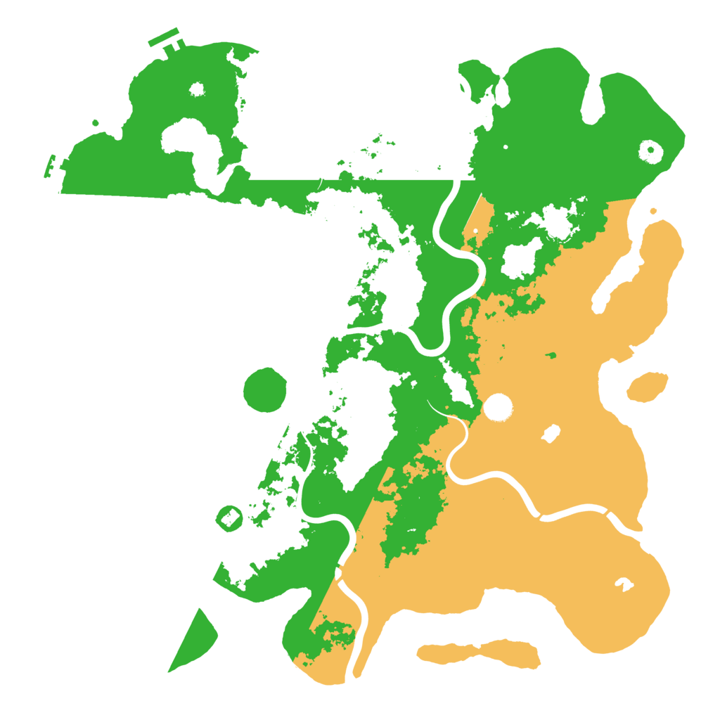 Biome Rust Map: Procedural Map, Size: 4500, Seed: 75653345