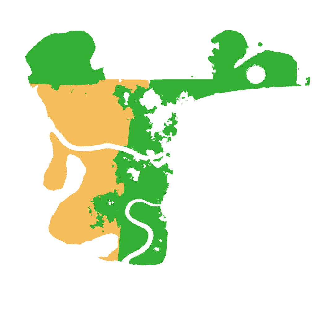 Biome Rust Map: Procedural Map, Size: 3000, Seed: 56603
