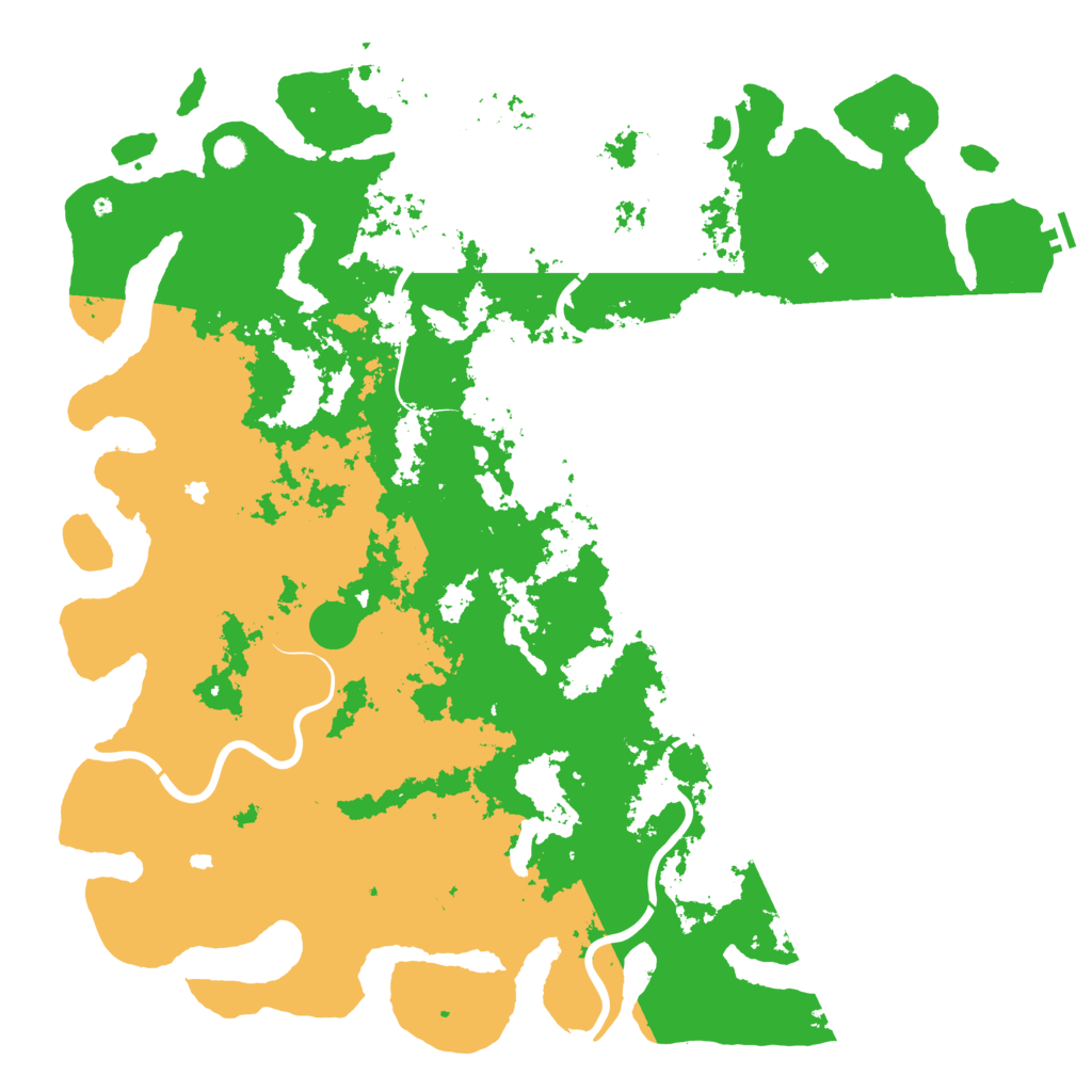 Biome Rust Map: Procedural Map, Size: 6000, Seed: 1719289159