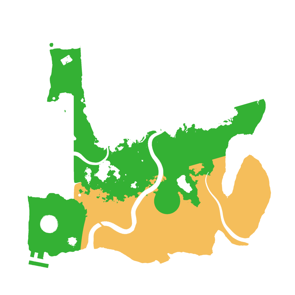 Biome Rust Map: Procedural Map, Size: 3000, Seed: 78029365