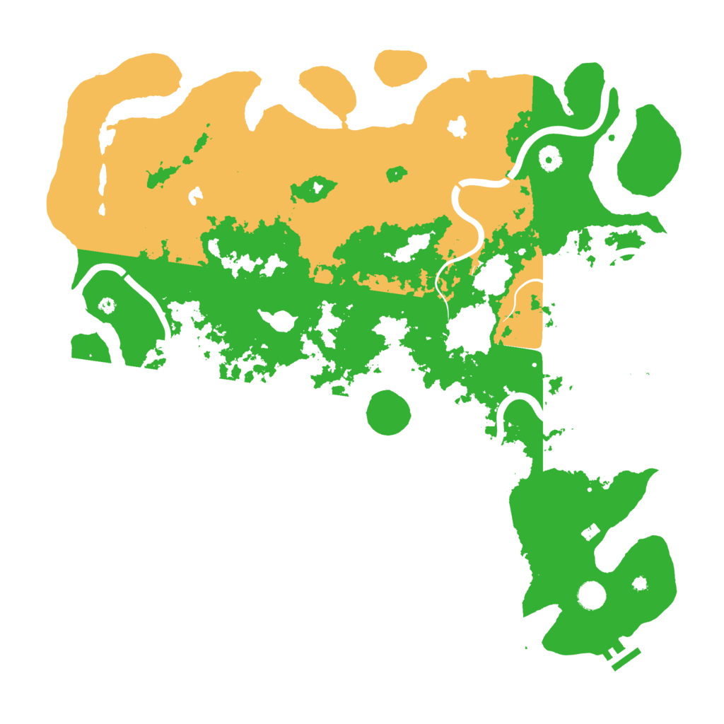 Biome Rust Map: Procedural Map, Size: 4500, Seed: 566032434