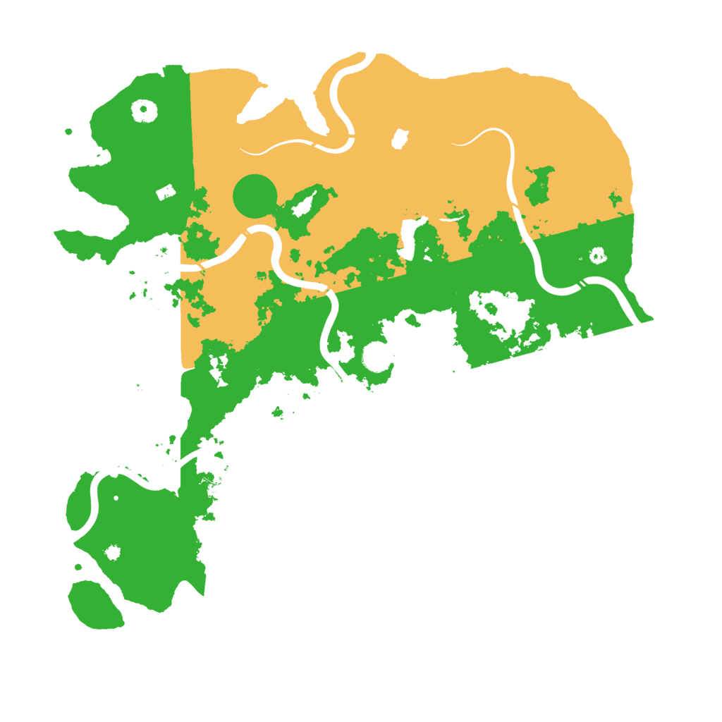 Biome Rust Map: Procedural Map, Size: 4300, Seed: 49997