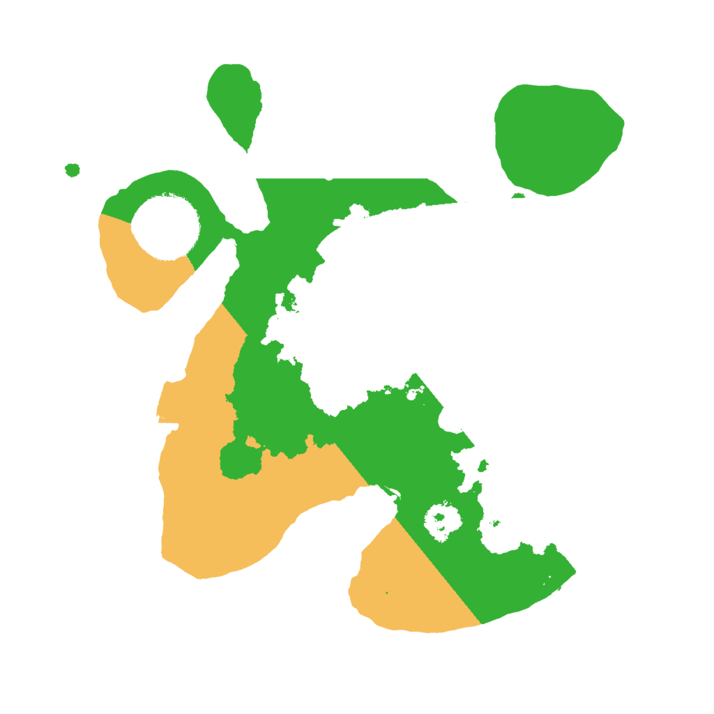 Biome Rust Map: Procedural Map, Size: 2000, Seed: 50505050