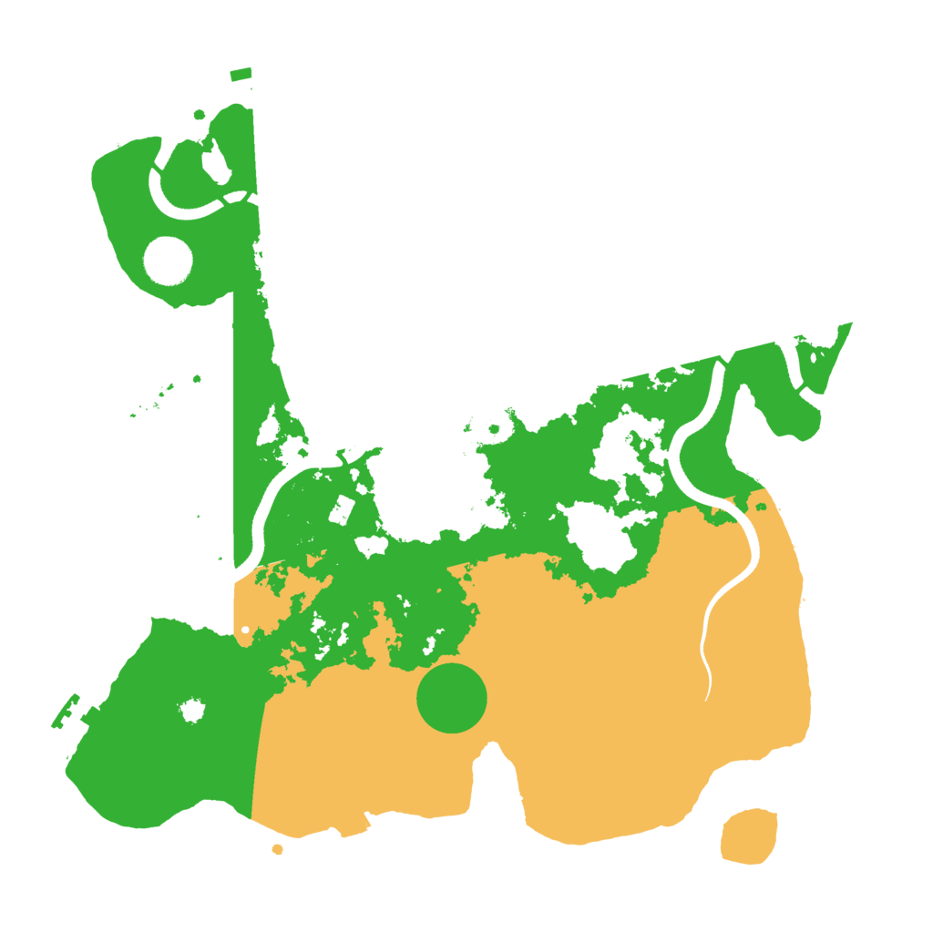Biome Rust Map: Procedural Map, Size: 3500, Seed: 2130793458