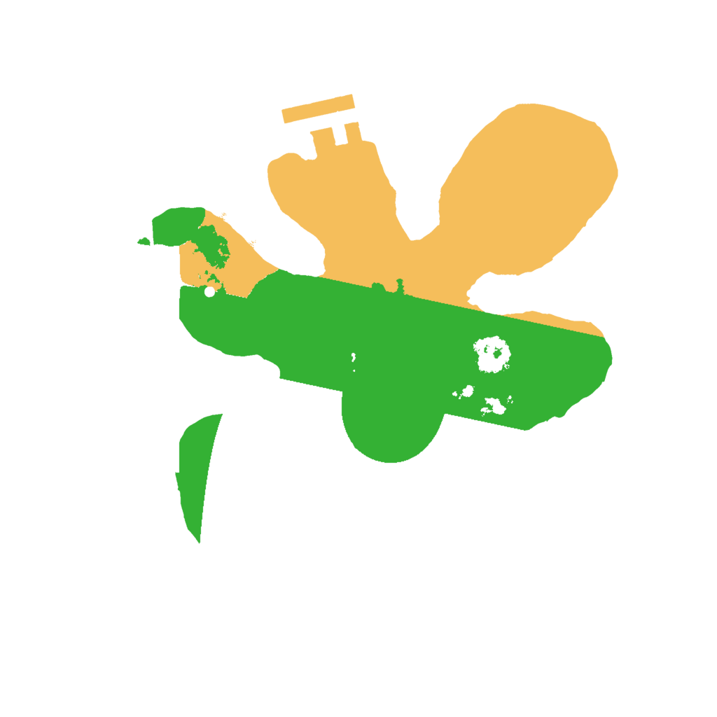 Biome Rust Map: Procedural Map, Size: 2000, Seed: 1000000000