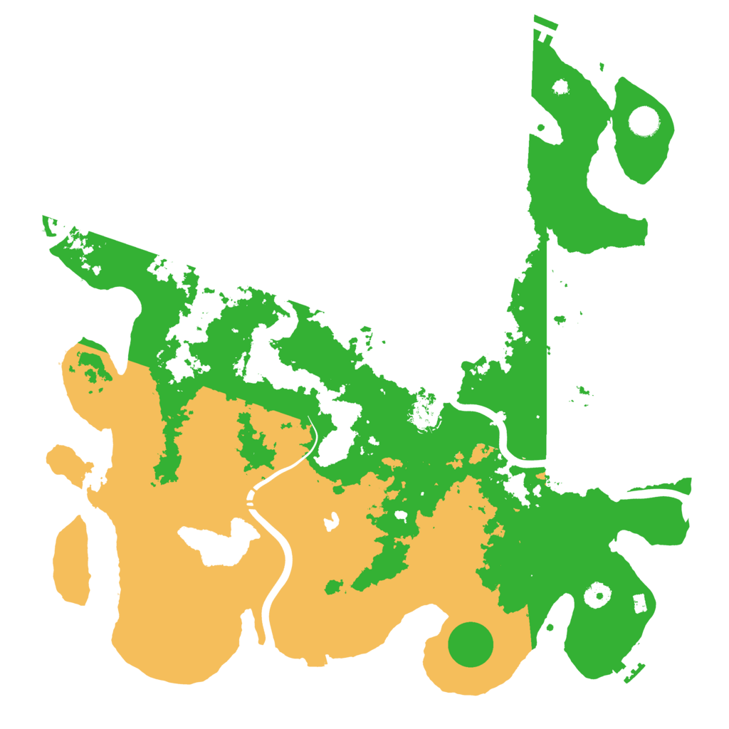 Biome Rust Map: Procedural Map, Size: 4250, Seed: 95562408