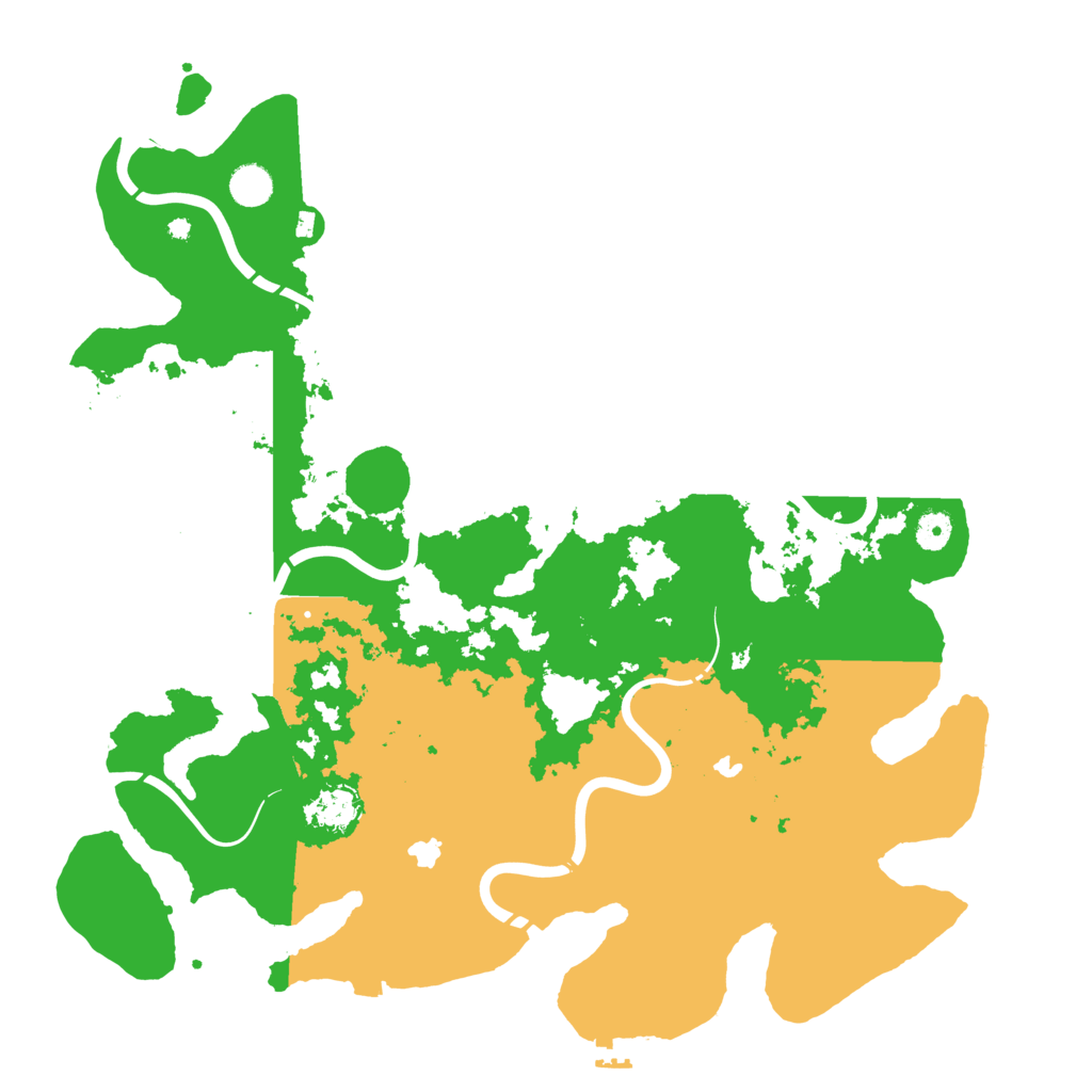 Biome Rust Map: Procedural Map, Size: 4500, Seed: 78082587