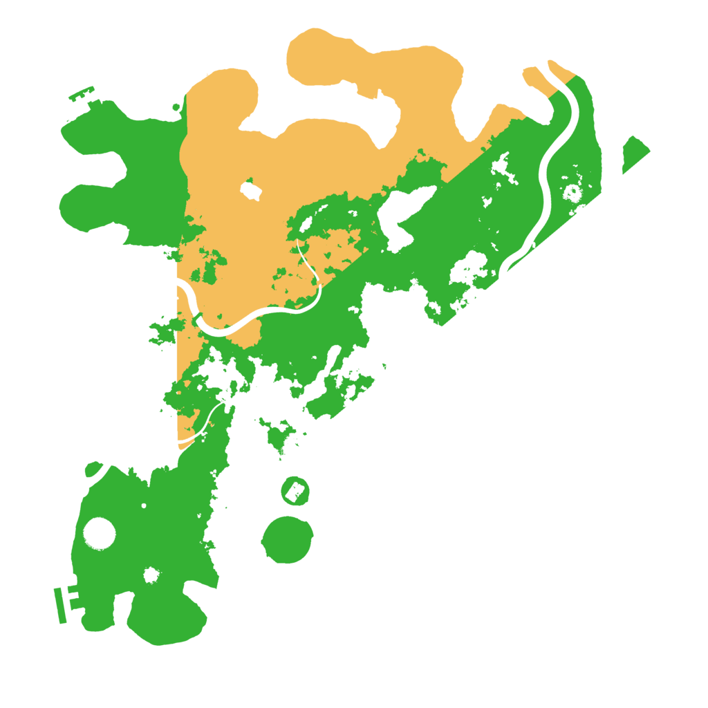Biome Rust Map: Procedural Map, Size: 4000, Seed: 891254265