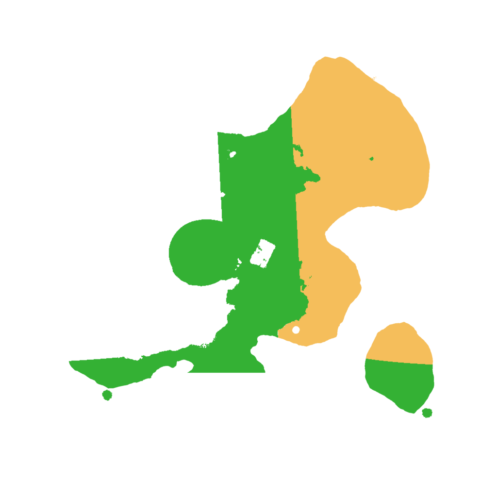Biome Rust Map: Procedural Map, Size: 2000, Seed: 1234567800