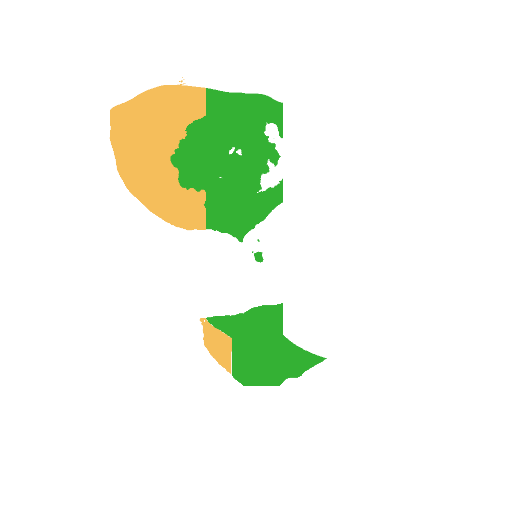 Biome Rust Map: Procedural Map, Size: 1200, Seed: 18385