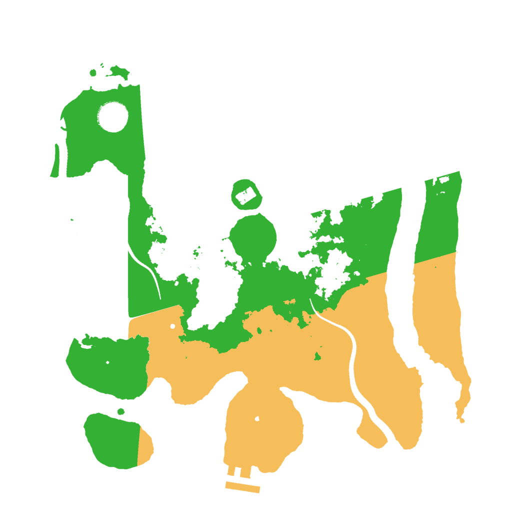 Biome Rust Map: Procedural Map, Size: 3000, Seed: 637470658