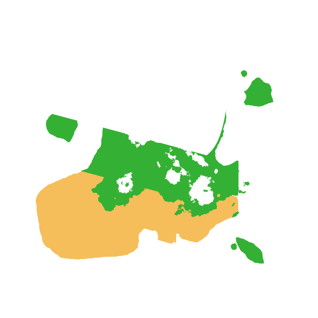 Biome Rust Map: Procedural Map, Size: 2000, Seed: 1682654961