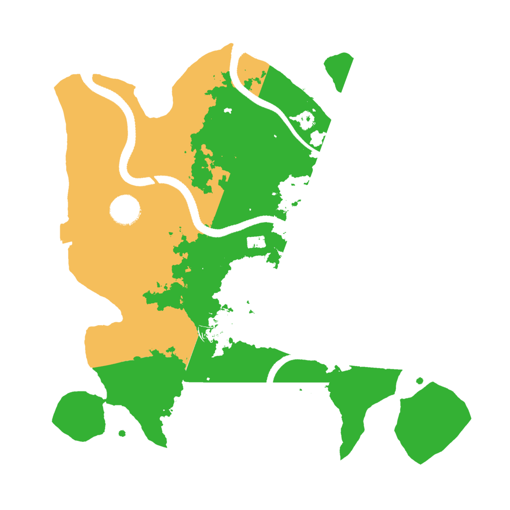Biome Rust Map: Procedural Map, Size: 3000, Seed: 1836647867