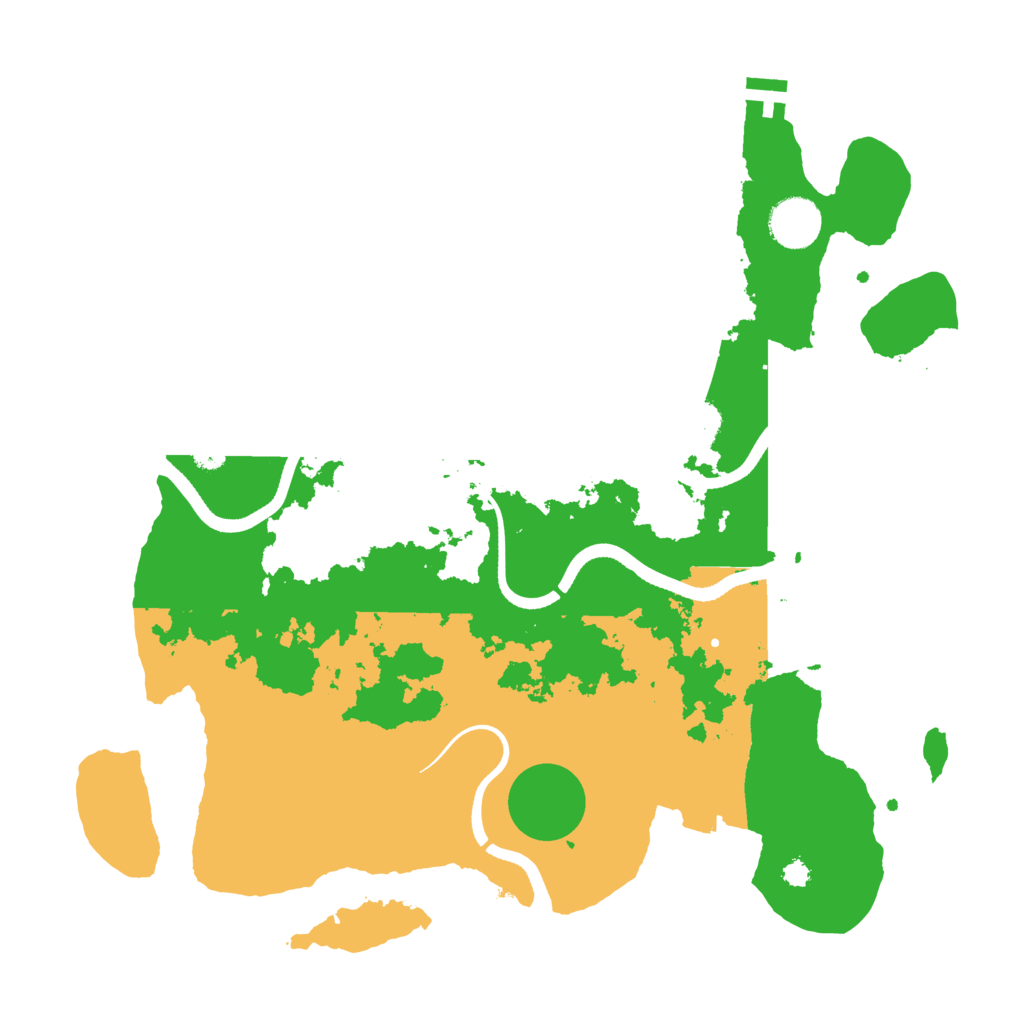 Biome Rust Map: Procedural Map, Size: 3500, Seed: 1518348555