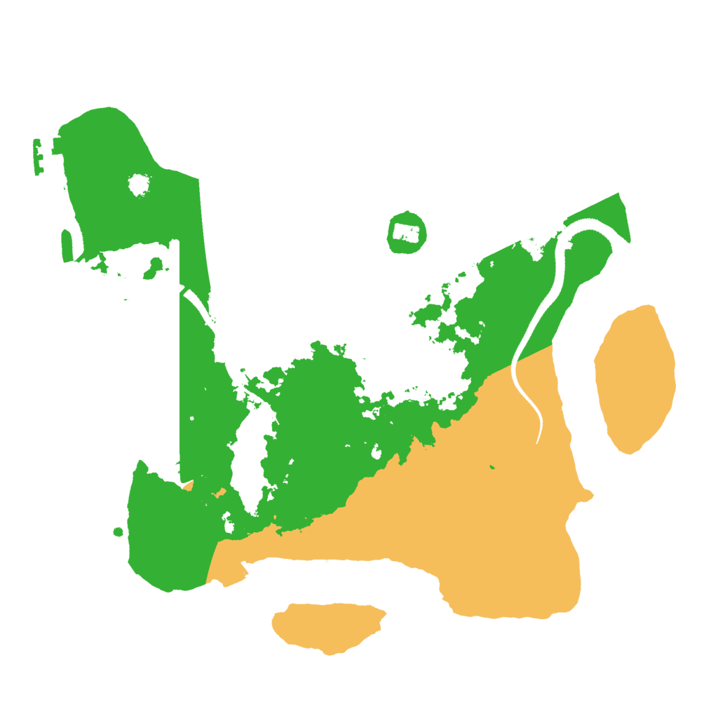 Biome Rust Map: Procedural Map, Size: 3000, Seed: 1301331574