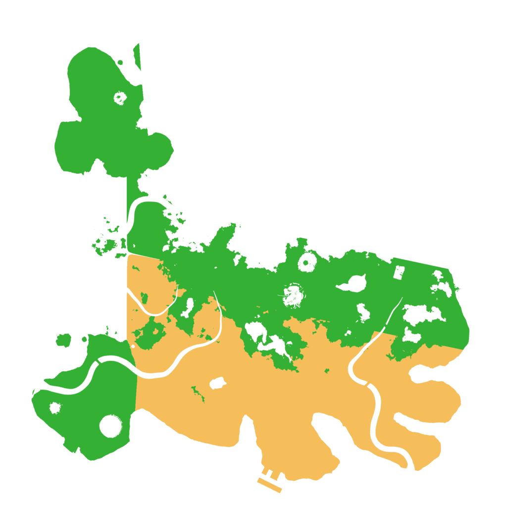 Biome Rust Map: Procedural Map, Size: 4000, Seed: 1105352503