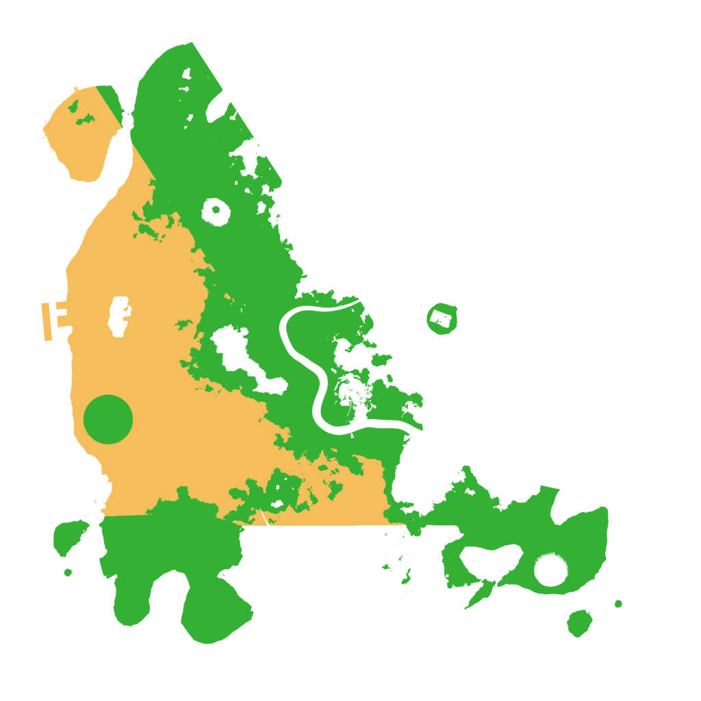 Biome Rust Map: Procedural Map, Size: 3750, Seed: 56110