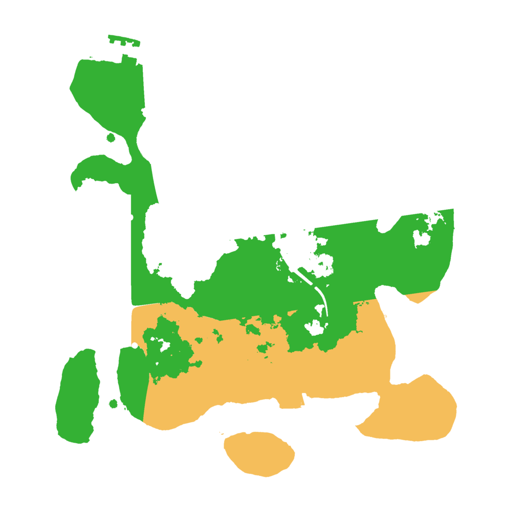 Biome Rust Map: Procedural Map, Size: 2450, Seed: 75051