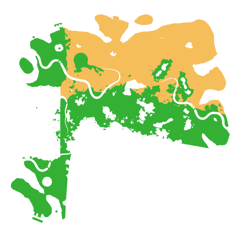 Biome Rust Map: Procedural Map, Size: 4500, Seed: 715679181