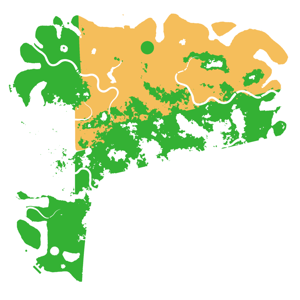 Biome Rust Map: Procedural Map, Size: 6000, Seed: 1723469900