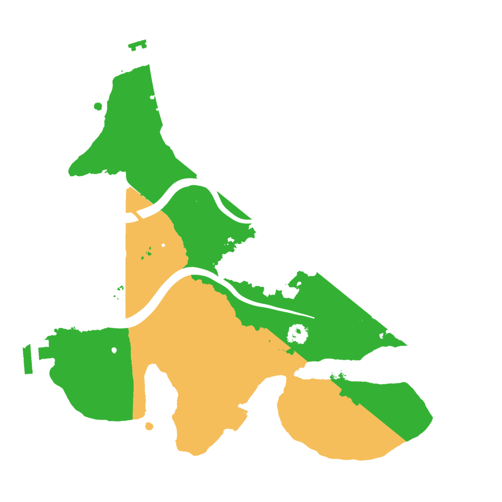Biome Rust Map: Procedural Map, Size: 2500, Seed: 879