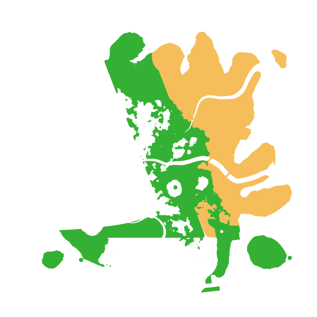 Biome Rust Map: Procedural Map, Size: 3000, Seed: 903758