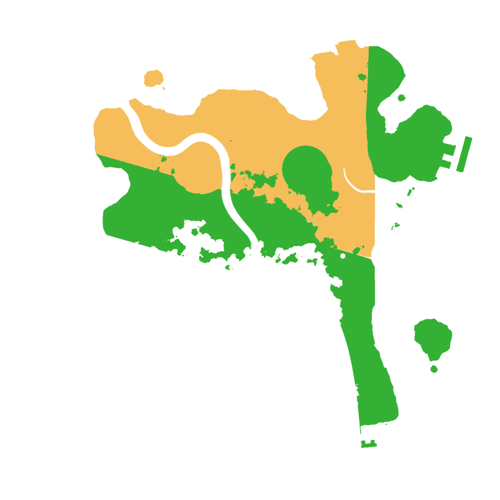 Biome Rust Map: Procedural Map, Size: 2800, Seed: 1452369