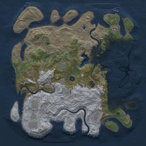 Thumbnail Rust Map: Procedural Map, Size: 4250, Seed: 114934106, 16 Monuments