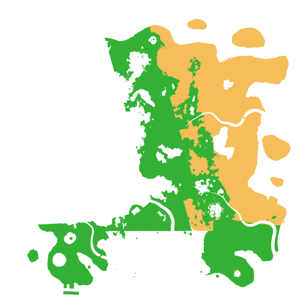 Biome Rust Map: Procedural Map, Size: 4000, Seed: 161025