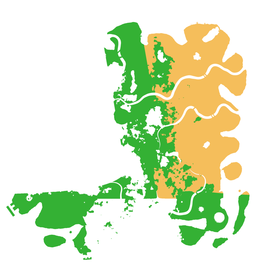 Biome Rust Map: Procedural Map, Size: 4500, Seed: 457458532