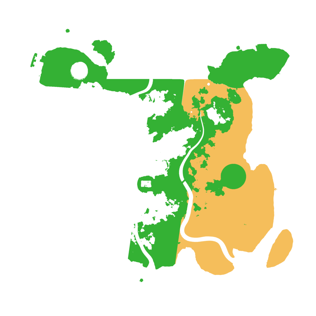 Biome Rust Map: Procedural Map, Size: 3300, Seed: 373033727