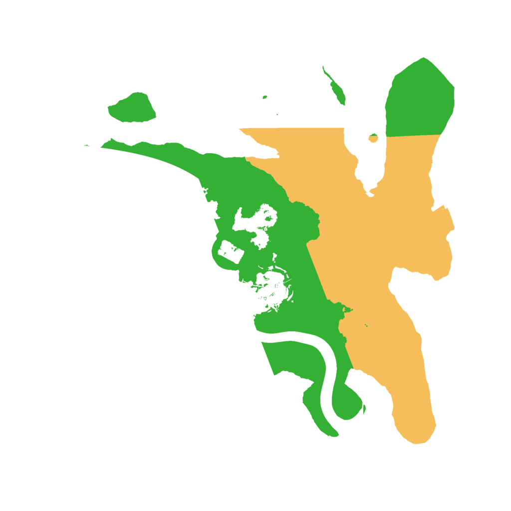 Biome Rust Map: Procedural Map, Size: 2250, Seed: 753781913
