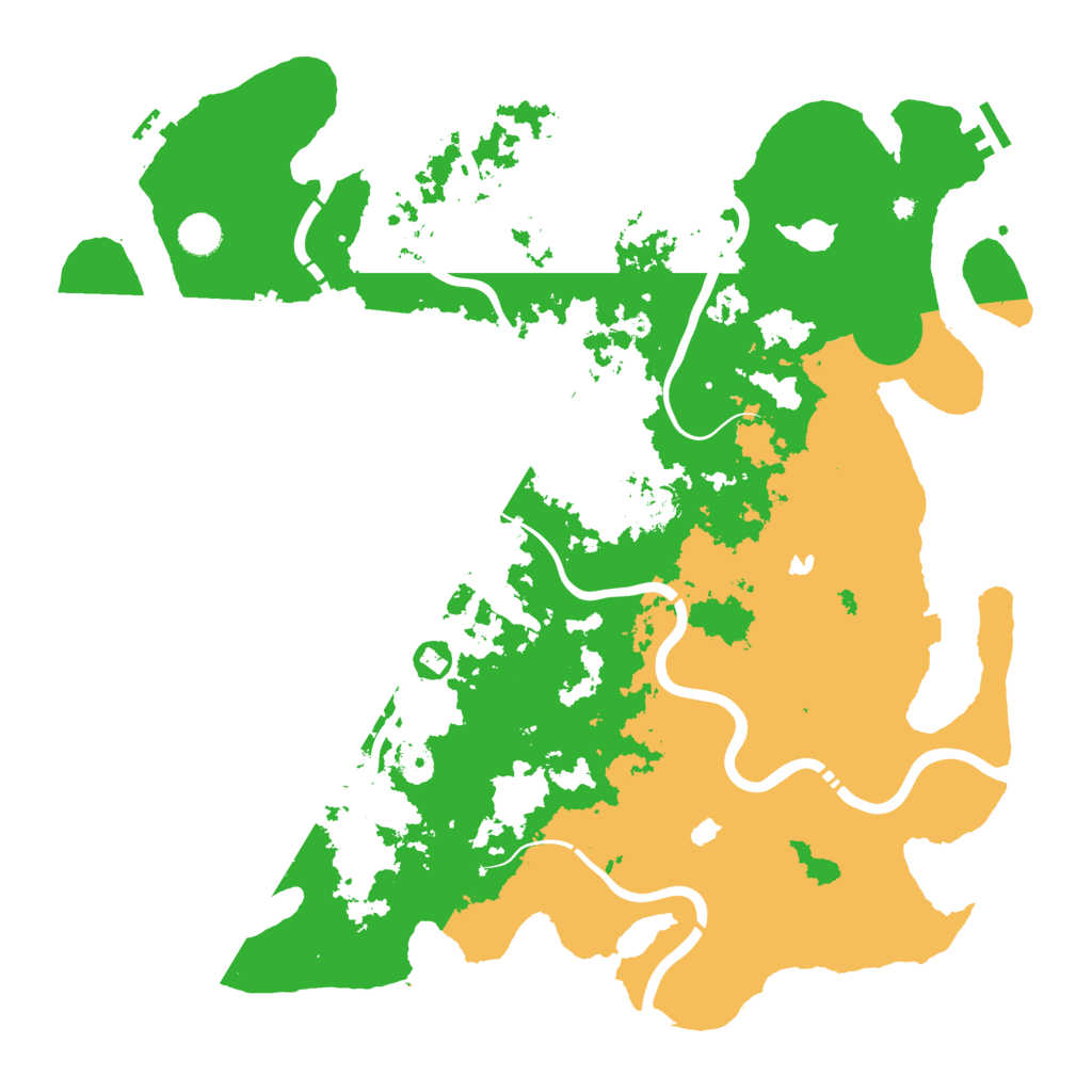Biome Rust Map: Procedural Map, Size: 4500, Seed: 2111735508