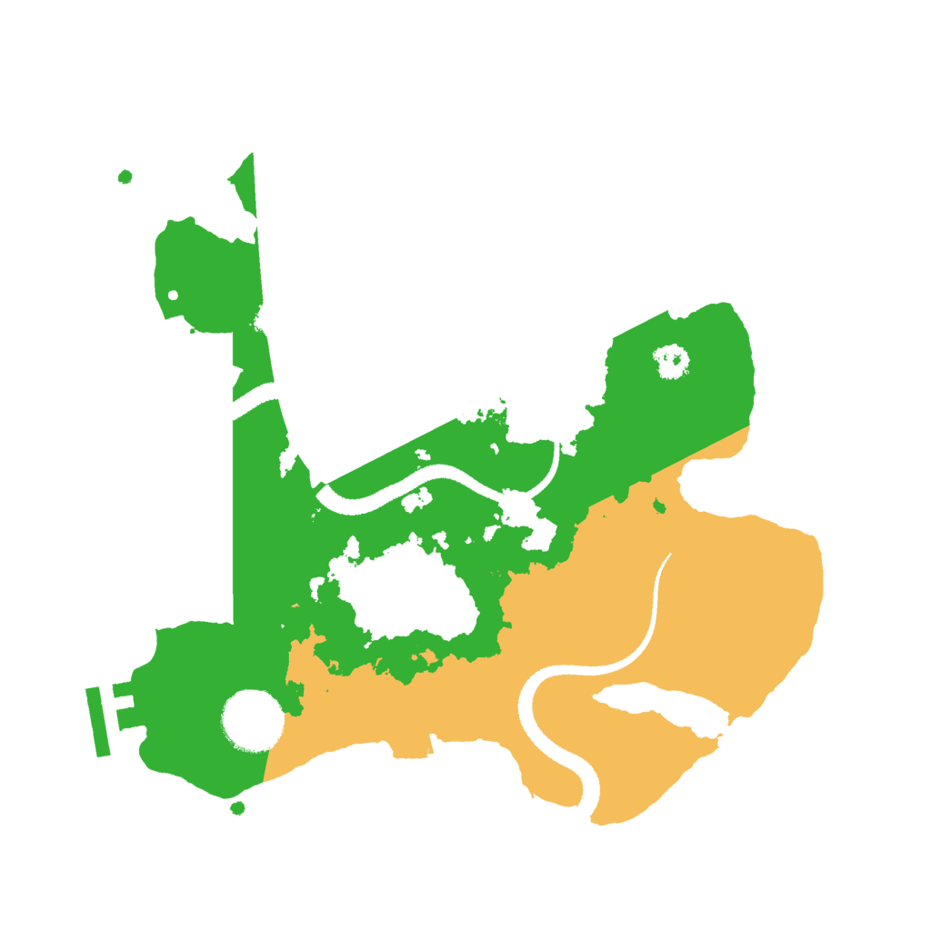 Biome Rust Map: Procedural Map, Size: 2700, Seed: 1760616073