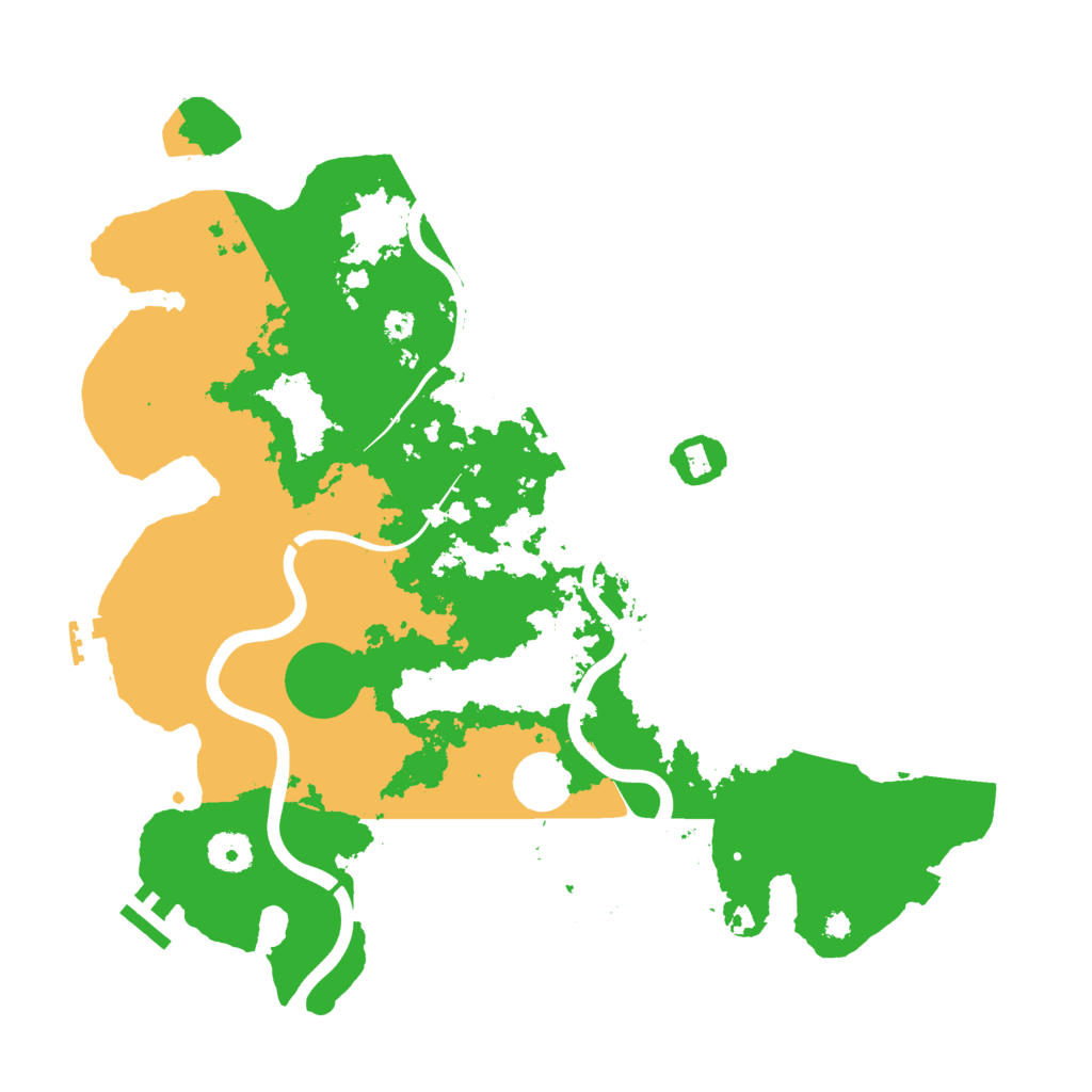 Biome Rust Map: Procedural Map, Size: 3800, Seed: 501768511
