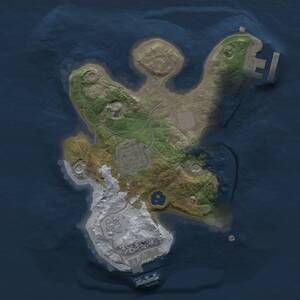 Thumbnail Rust Map: Procedural Map, Size: 2000, Seed: 1458134765, 6 Monuments