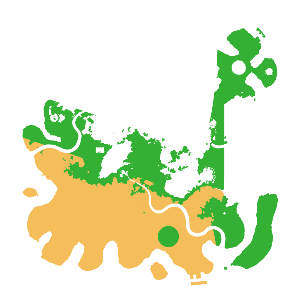 Biome Rust Map: Procedural Map, Size: 3750, Seed: 16102025