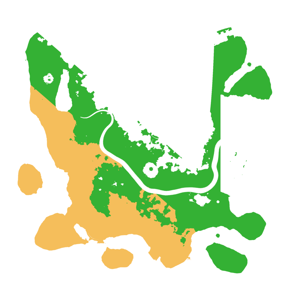 Biome Rust Map: Procedural Map, Size: 3000, Seed: 972586567