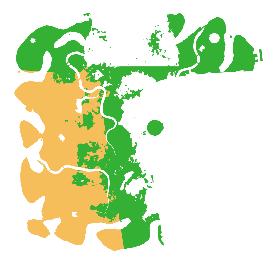 Biome Rust Map: Procedural Map, Size: 4500, Seed: 8010