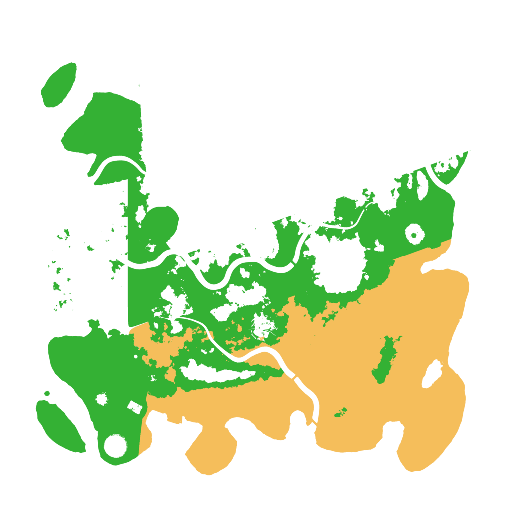 Biome Rust Map: Procedural Map, Size: 3950, Seed: 878791196