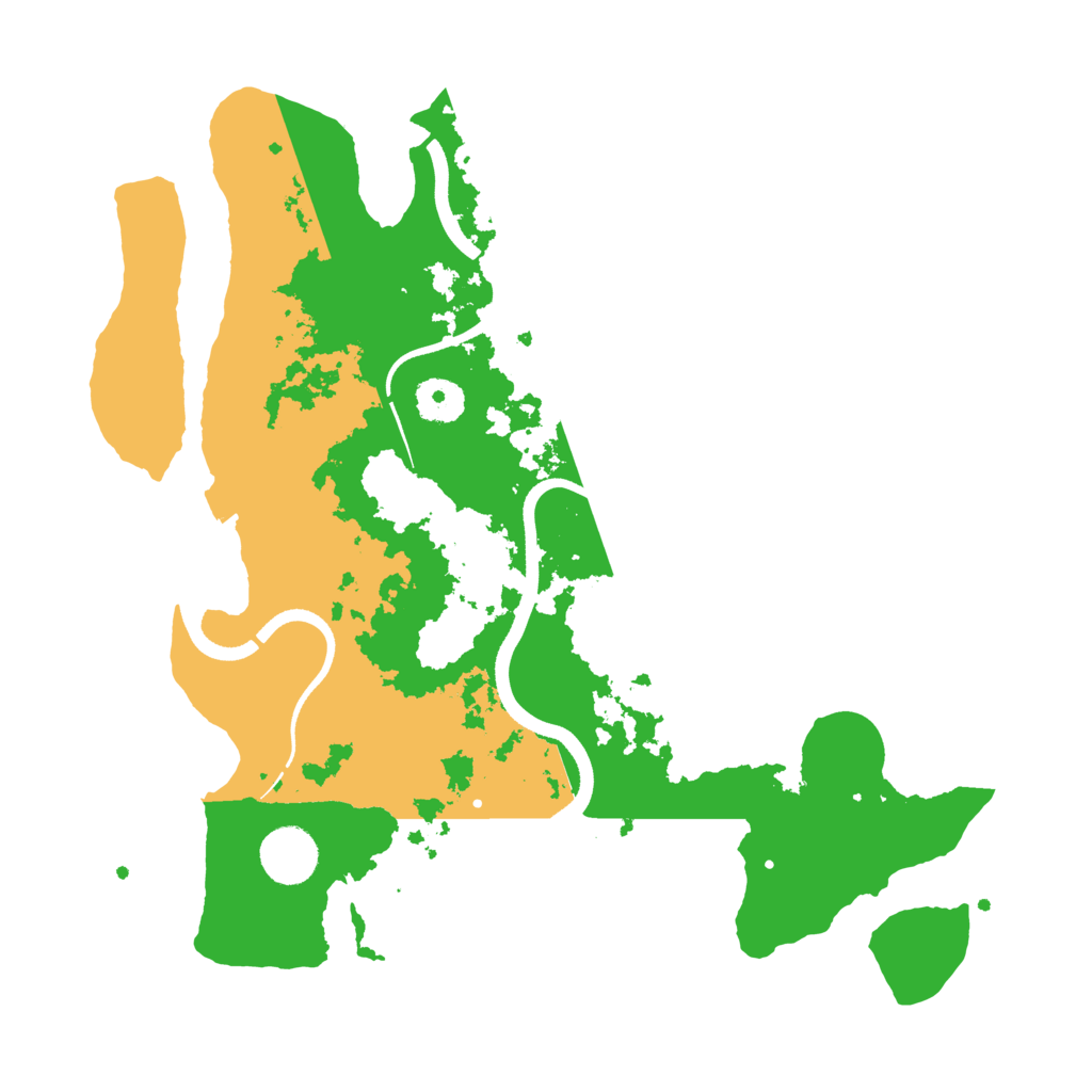 Biome Rust Map: Procedural Map, Size: 3500, Seed: 675773315