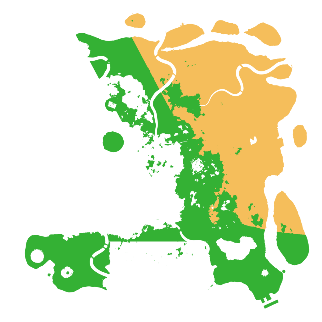 Biome Rust Map: Procedural Map, Size: 4250, Seed: 604772844