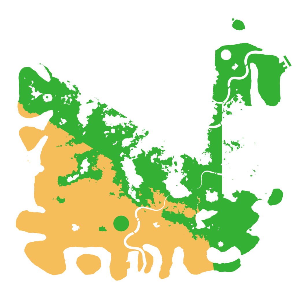 Biome Rust Map: Procedural Map, Size: 5000, Seed: 1659952455