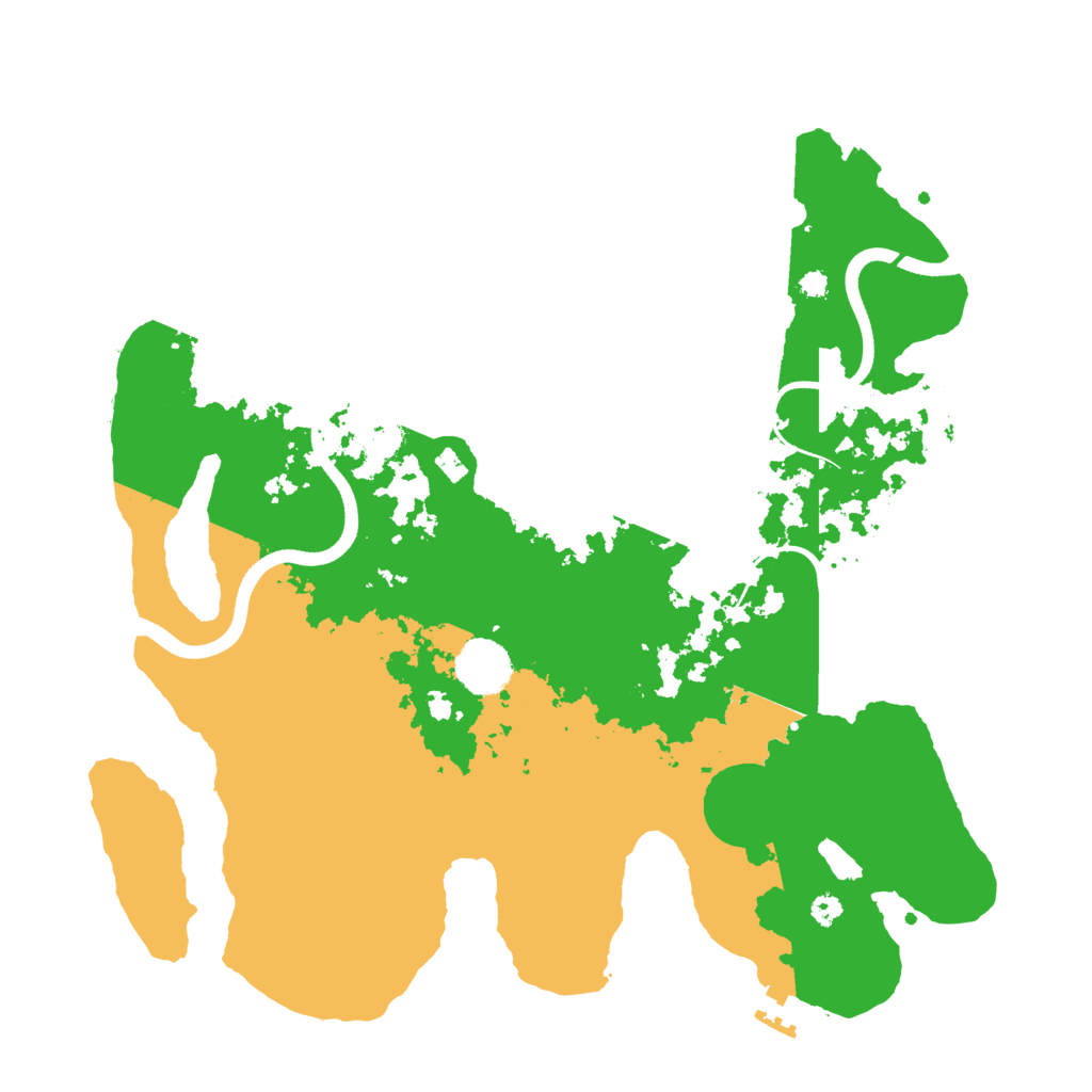 Biome Rust Map: Procedural Map, Size: 3600, Seed: 357825508