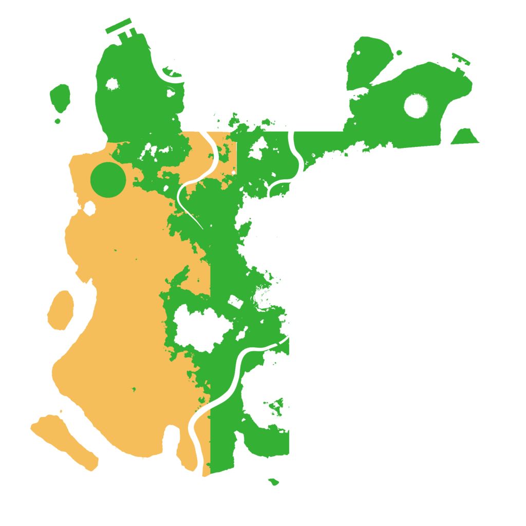 Biome Rust Map: Procedural Map, Size: 3900, Seed: 463812032