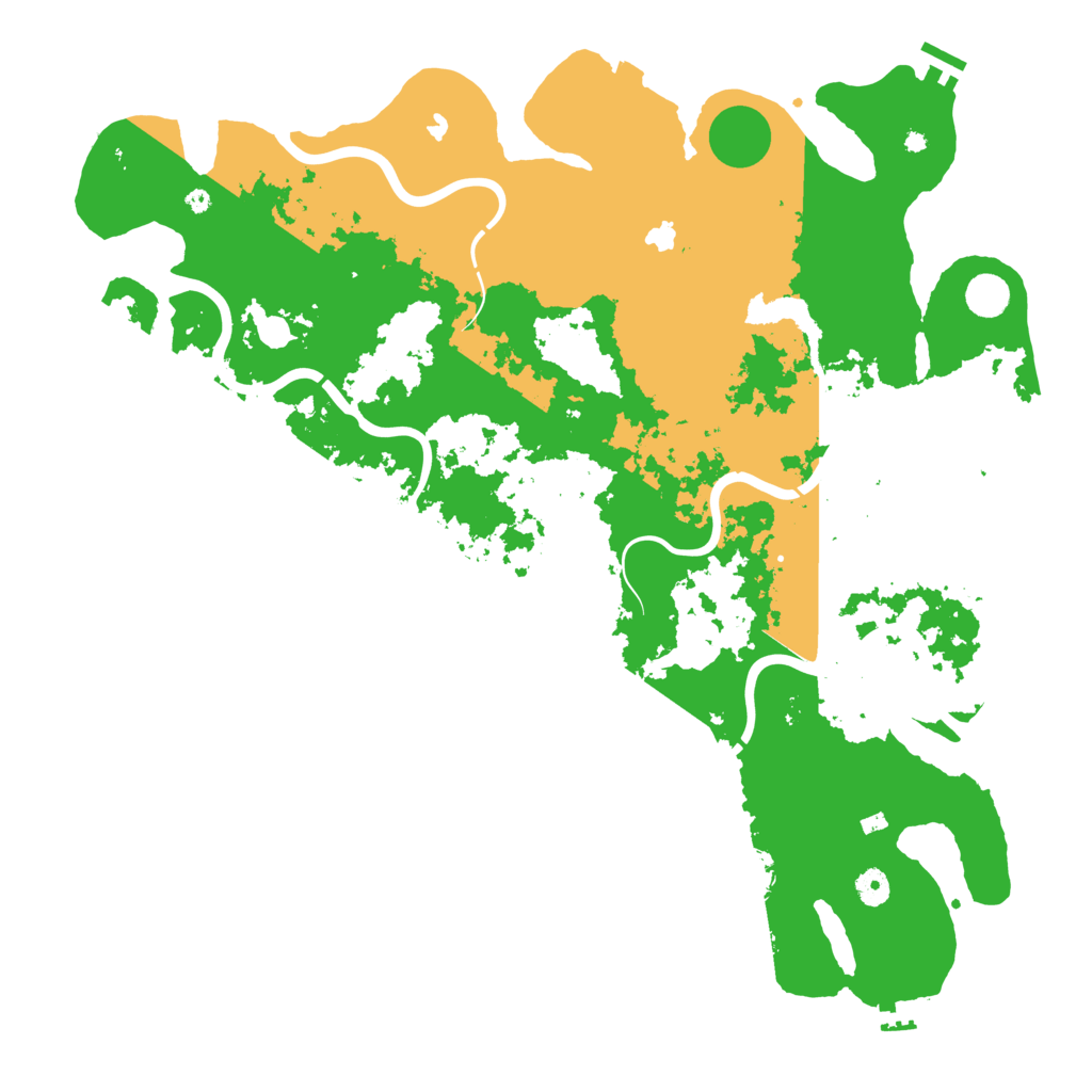 Biome Rust Map: Procedural Map, Size: 4650, Seed: 1977704926