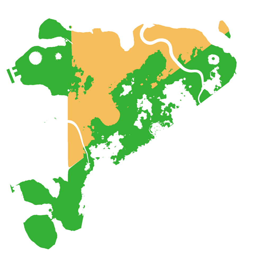 Biome Rust Map: Procedural Map, Size: 3700, Seed: 1331288570